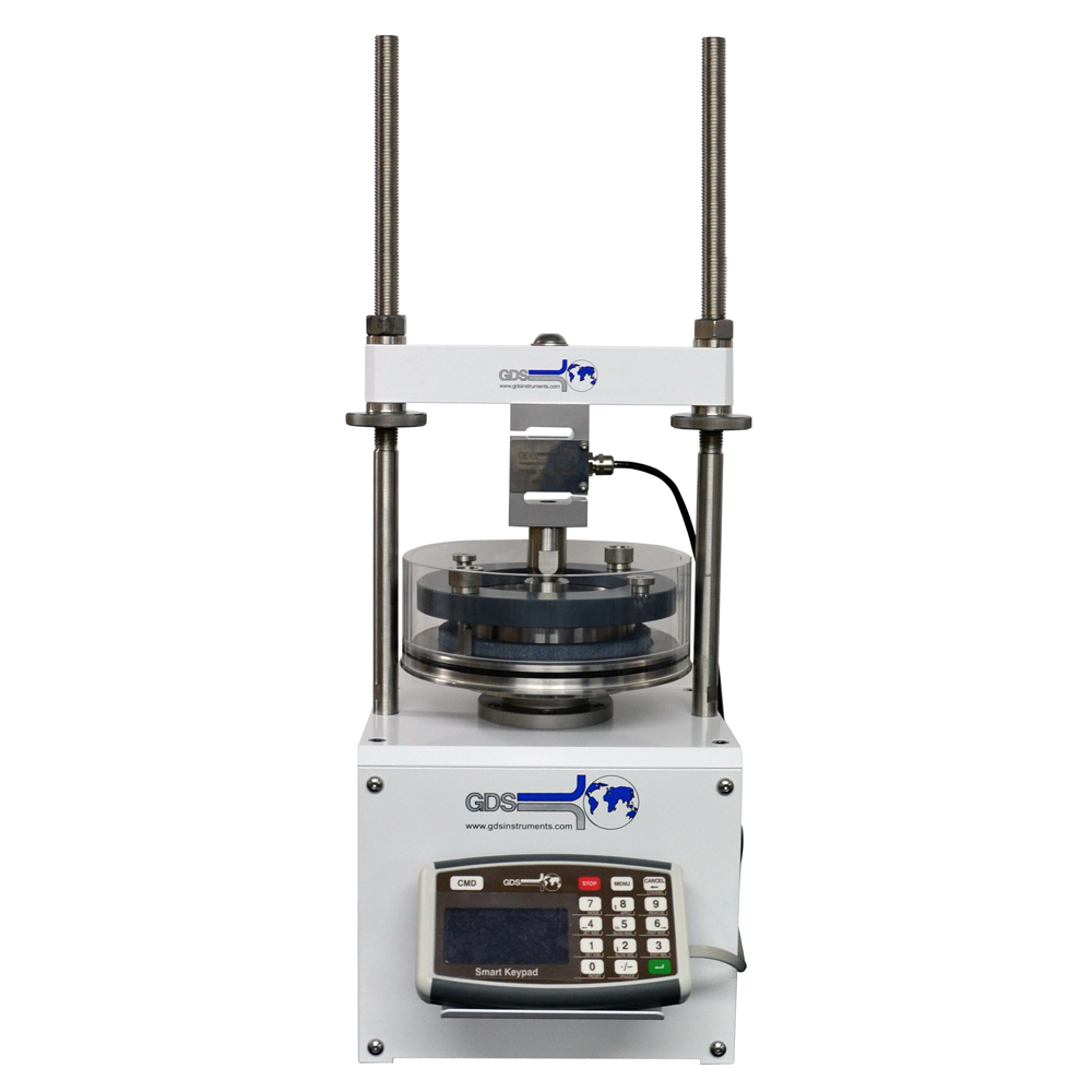 Soil testing equipment gds automatic oedometer system for axial compression soil tests